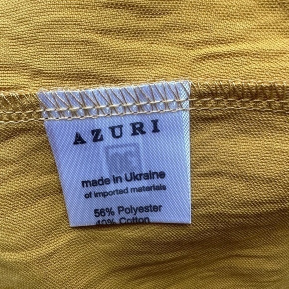 NWT Tiered Maxi Boho Belted Ruffled Sleeveless Yellow Amber Crepe Satin … - Picture 12 of 13